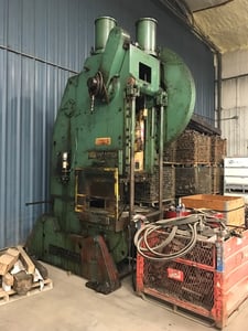 150 Ton, USI Clearing #150-P-701, OBI press, 6" stroke, 21-1/2" sh, 5" adjustment, 35 SPM