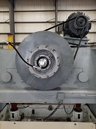 300 Ton, Verson #S2-300-160-60T straight side double crank press, 14" stroke, 31" Shut Height, 20-40 SPM