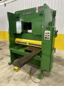 1/2" x 4' Betenbender #4-500, hydraulic squaring shear, 36" front operated power back gauge, 13 SPM, 11