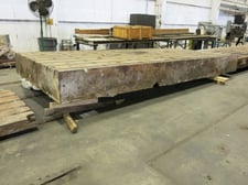 216" x 96" x 19", T-Slotted floor plate