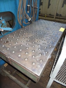 Hydraulic Roller Table, Lexco, 29" x 59"