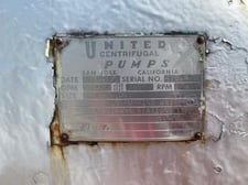 31250 GPM @ 700' TDH, United, 30x29 DVS, 1780 RPM, #CUP-746