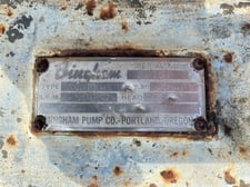 500 GPM @ 1387' TDH, Bingham, 3x4x10 MSB, 4 STG, 3560 RPM