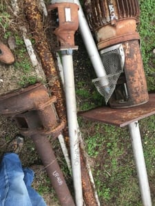 300 GPM @ 50' TDH, Goulds #3147, 3x4-11, 1750 RPM, #CUP-408 (2 available)