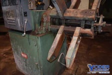 7500 lb. Rowe #7520-DSV, uncoiler, 20" mandrel, 15-3/4"- 20-1/4" ID, 60" outside dimensions, 5 HP, manual