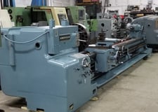 30" x 198" American #Pacemaker lathe, 21" swing over cross slide, 4-jaw 24" chuck, taper attachment, rapid