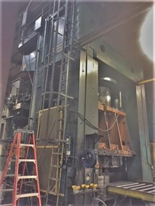 5000 Ton, USI Clearing #H-5000-105-84, hydraulic press, 60" stroke, 81" daylight