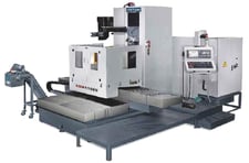 Kent USA #KBM-11022, Horizontal Boring Mill, Fanuc 0iMD, 87" X, 78.7" Y, 67" Z, 22" W, 78.7" x55" table