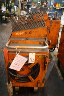 Lamina #A10048SH, magnetic drill with portable hydraulic unit, 5-1/4 HP, pendant Control, hand feed, portable