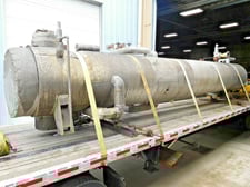 1875 sq.ft., Hydro Dyne U tube & shell heat exchanger