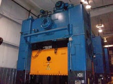 600 Ton, Verson #SE2-600-108-42, straight side double crank, 20" stroke, 15" adjustment, 25 SPM, 42" x108"