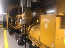2000 KW Caterpillar #3516B, diesel generator set, dual elec start, air cleaner, 480 Volts, Tier 0,2001 (2