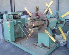 2500 lb. Perfecto #12M-DR, double end coil reel & straightener, 8" width,.080" thickness