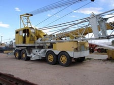 80 Ton, P & H  #775A-TC, truck crane, 125' lattice boom (tube type), twin diesels, 4 Axle