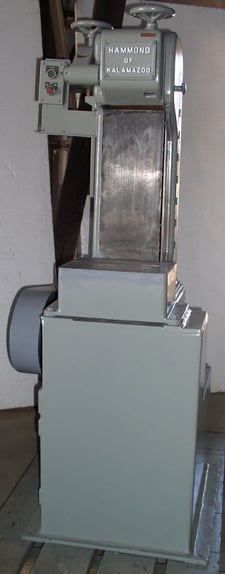 8" Hammond On Kalamazoo #V-8-D, Abrasive Belt Grinder, 7-1/2 HP, S/N 9140