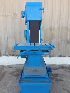 8" Porter Cable Belt Grinder with feed table, 108" belt length, 8" front back x 15" LR T-Slotted Table (4