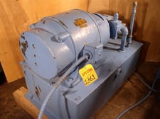 15 HP Hydraulic System, 3000 psi, Louis Allis Motor, 1200 RPM, 15 HP, 220/440 V.