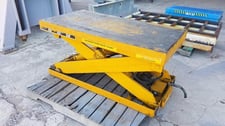 Image for 2000 lb. American, hydraulic scissors lift table, 24" x 48" table