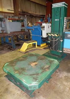 NFRA Pak SideWinder #4, rotary pallet stretch wrapper, 50" x 50" table, 55" carriage travel, 1996
