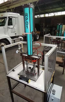 4 Ton, Tox #Pressotechnik, 7.874" stock of which .787" is power, 15" daylight, 20" LR x 14" front back