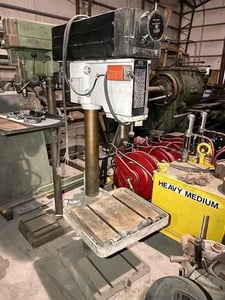 10" MSC #508VS-20, v/s drill, 15.5" x18" table, #3MT, 7.5" quill, 2000 RPM, 220 V., 1995