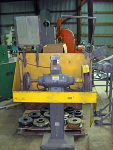 12" Baldor #1253, double end pedestal grinder, 3 HP, 3000/3600 RPM, S/N P400