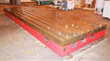 78" x 236" x 15.74", T-Slotted floor plates, 8-slots, Cast Iron, matched, #30255 (3 available)