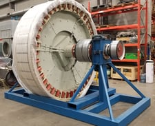 4000 HP 180 RPM General Electric, Frame 6000, DP, 1.15 service factor, QTS, 0.9 PF, 3 phase, 4000 Volts