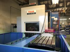 Mazak #AJV25/404, double column vertical machining center, 2 pallet changer,M-32 Control, 40" X, 20" Y, 18"