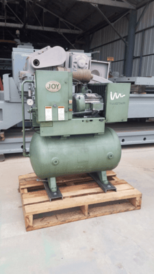 125 psi, Joy Twistair #TA-0TAN21 125, air compressor, S/N 148996