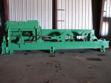 40 Ton, Wean United, extrusion stretcher, 2000 psi, 60" stroke, 58' of track