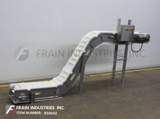 Nercon, Stainless Steel inclined cleated conveyor, control panel with push button start and variable speed