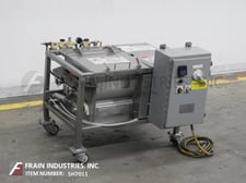 Forberg #FZM.7, 304 Stainless Steel, paddle mixer, clamp down flip up cover, 1-1/2 HP drive