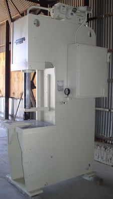 28 Ton, Hannifin #OGF-29, C-frame Press, 12" throat, 21" daylight, 1980 psi