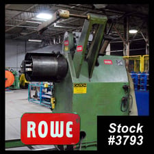 ROWE Coil Reel & Straightener Model 20050-DSJ / C4-50-C • 20,000 LBS.  MOTORIZED