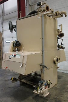 Oberlin #OPF-4, coolant filtration system, 160 gallon, 4 sq.ft., mounted push button