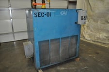 Compressed Air International, air dryer, R-22 refrigerant, 72" LR x 48" front back x 72" T