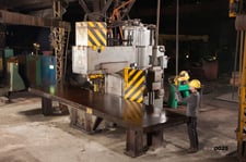 250 Ton, Hannifin, vertical press, 5.5" thick, 57" W x 240" L 22" under ram to top of table, 36"from ram to