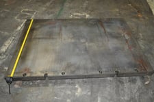 Bolster Plate: 72" x 48" x 3", press mounting holes