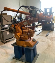 ABB, IRB 4400L/10, 6-Axis CNC mig welding robot, S4C Plus Control, 2.53 meter reach, 2002