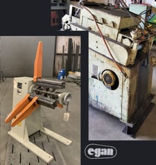 4000 lb. CWP / Egan #3R18/SMX18H, 18" W, 60" OD, 13"-17" ID,.187" T, servo feedline, 1982