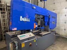 Image for 25" x 25" DoAll #C-650CN, horizontal band saw, 300" x 2" blade, 40-360 FPM, NC control, hydraulic feed control & head, chip removal belt, variable vise pressure, emergency stop button, 1998