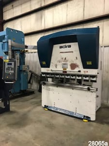 70 Ton, Adira #QHD-6020, CNC brake, 6.8' OA, 61" between housing, Cyblec DNC60 2-Axis Back Gauge, 2005, #28056