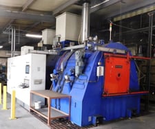 36" width x 48" D x 32" H, Seco vacuum carburizing furnace w/quench, gas fired, 2300°F