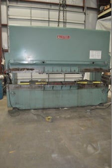 120 Ton, Allsteel #120-12, hydraulic press brake, 12' overall, 126" between housing, 8" stroke, 17" open