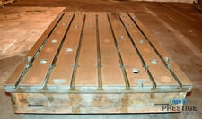 69" x 118" x 14", T-Slotted Floor Plates, 14" thick, Cast Iron, matched, #30291 (4 available)