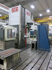 5" FPT #Synthesis, CNC floor mill, 4000 RPM, Fidia Heidenhain 430 CNC Control, coolant thru spindle, 50