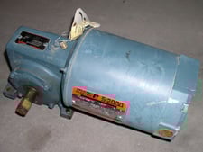 1725 RPM, Reliance, right angle speed reducer, 35 RPM output, 50.00 :1 ratio