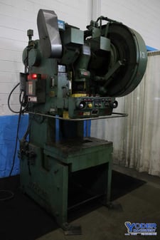 60 Ton, Rockford #60W, OBI press, 4" stroke, 13-1/2" Shut Height, air clutch & brake, 1970, #72835