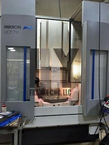Mikron #GFMS-UCP-710, 30 automatic tool changer, 42000 RPM, HSK-E40 taper, 5-Axis, HH TNC 430, 2001